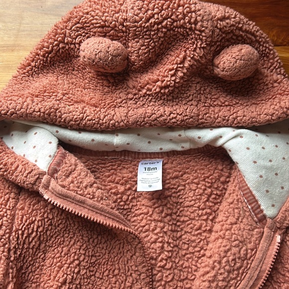 Carter’s teddy bear jacket - Picture 2 of 2